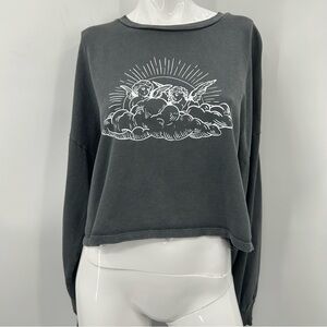 *** Garage Grey Angel Sweatshirt *** L
